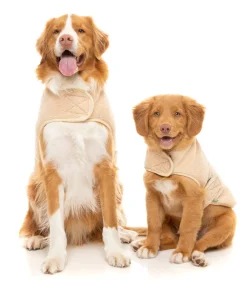 Beige Teddy Wrap Vest