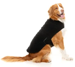 Black Teddy Wrap Vest