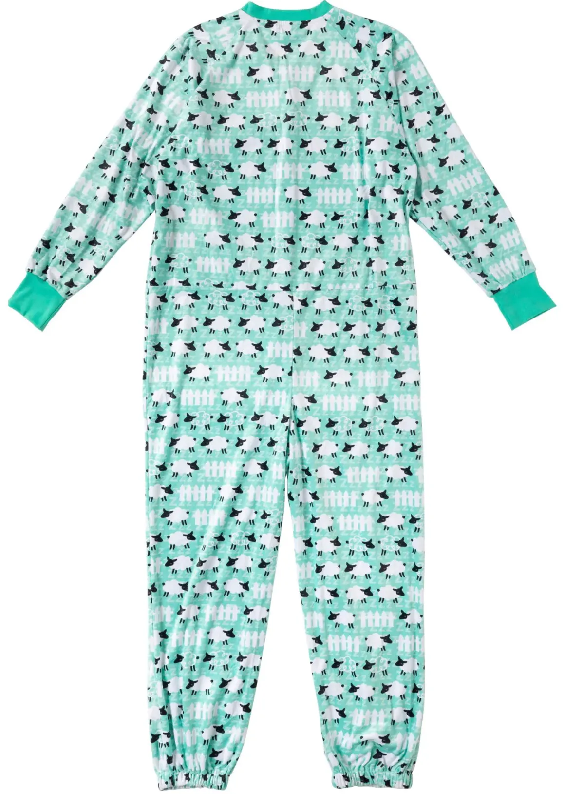 Counting Sheep Green Onesie