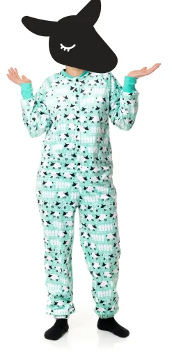 Counting Sheep Green Onesie