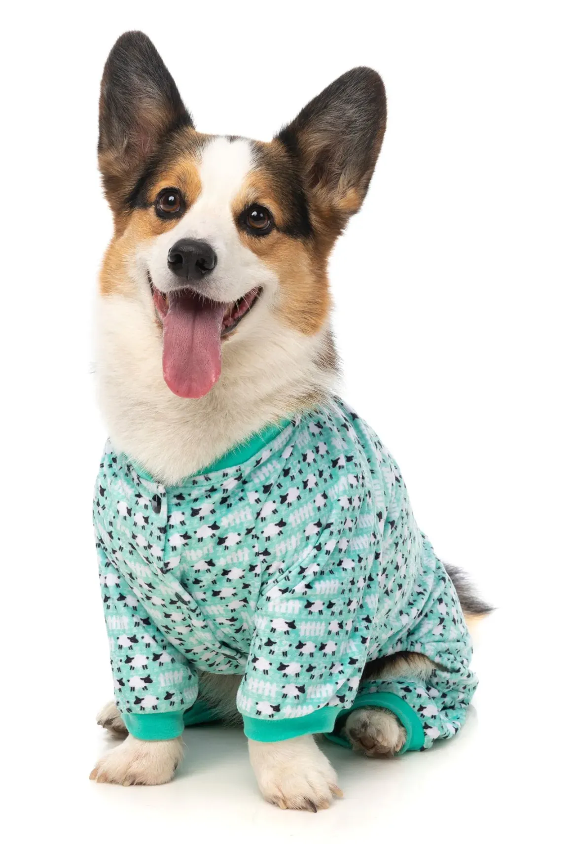 Counting Sheep Green Pajamas