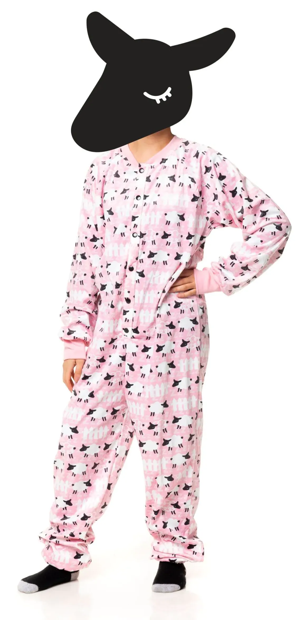 Counting Sheep Pink Onesie