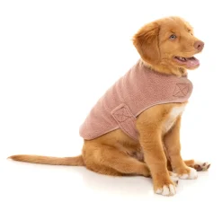 Dusty Pink Teddy Wrap Vest