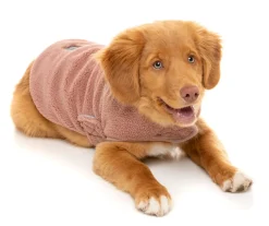 Dusty Pink Teddy Wrap Vest