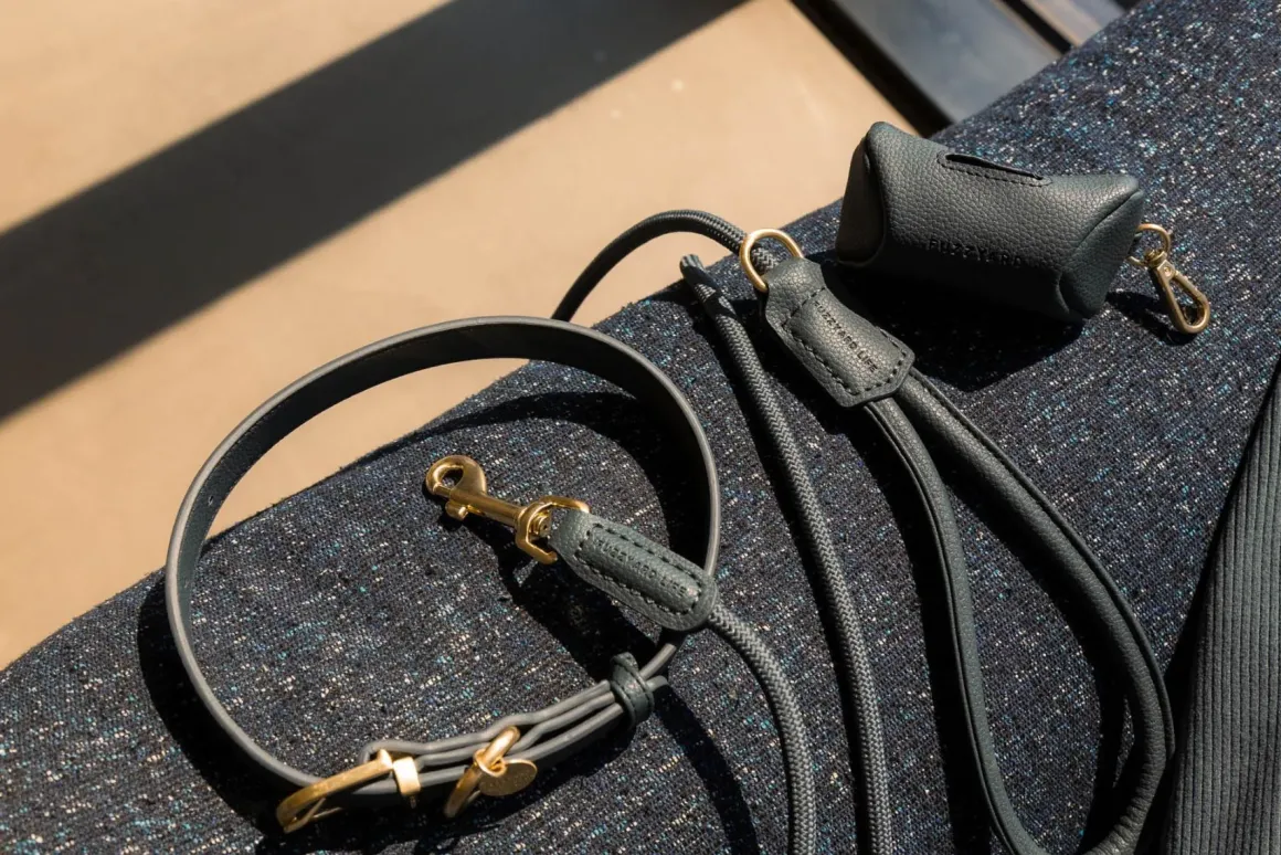 FuzzYard Life Atelier Dog Rope Lead - Slate Grey