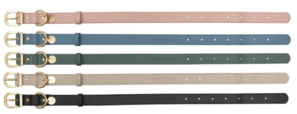 FuzzYard Life Atelier Dog Collar - Sandstone