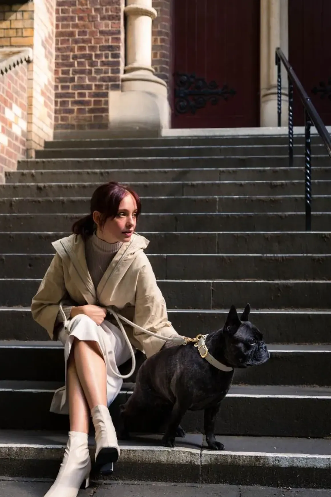 FuzzYard Life Atelier Dog Collar - Sandstone