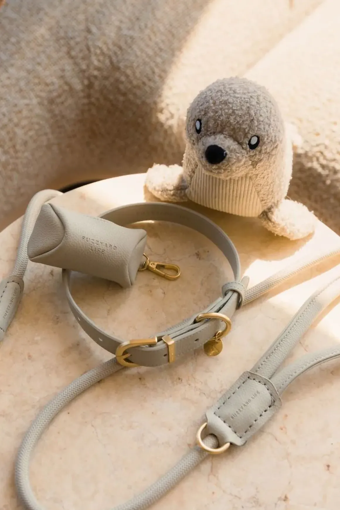 FuzzYard Life Atelier Poop Bag Dispenser - Sandstone