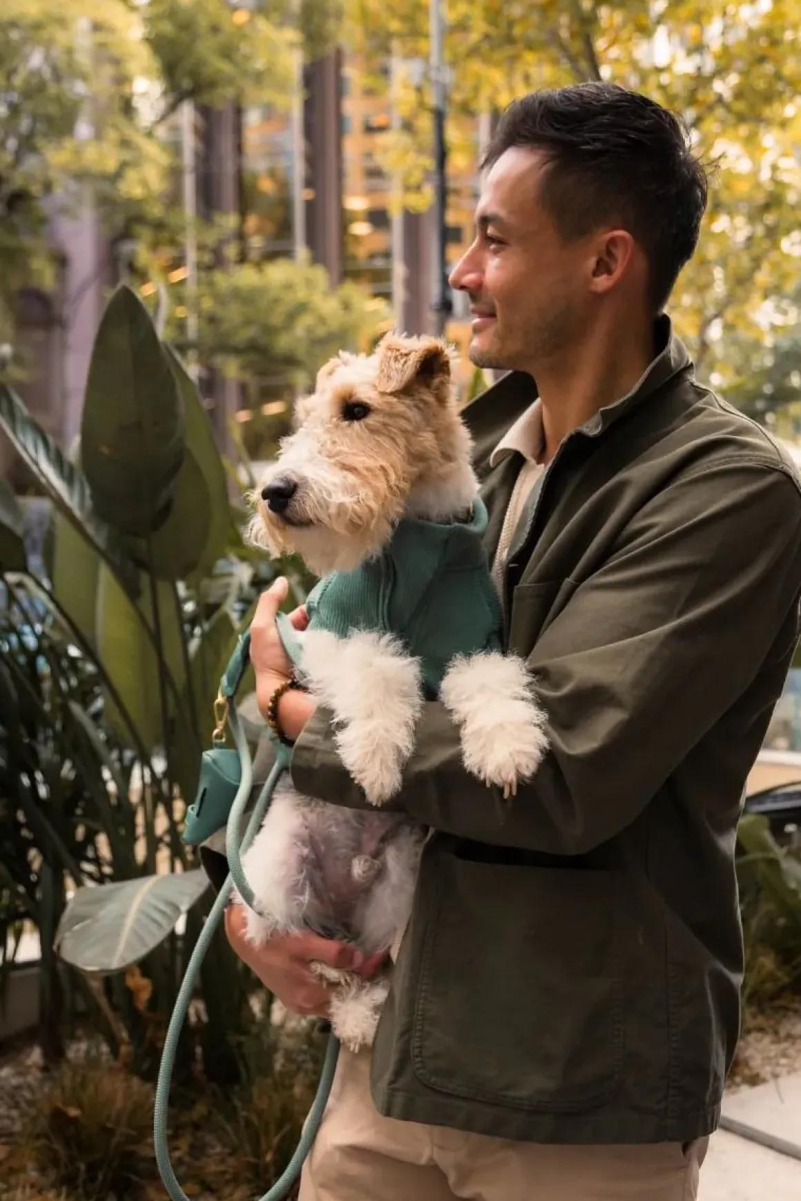 FuzzYard Life Atelier Poop Bag Dispenser - Myrtle Green