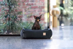 FuzzYard Life Bed - Corduroy Bed - Slate Grey