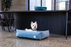 FuzzYard Life Bed - Cotton Bed - French Blue