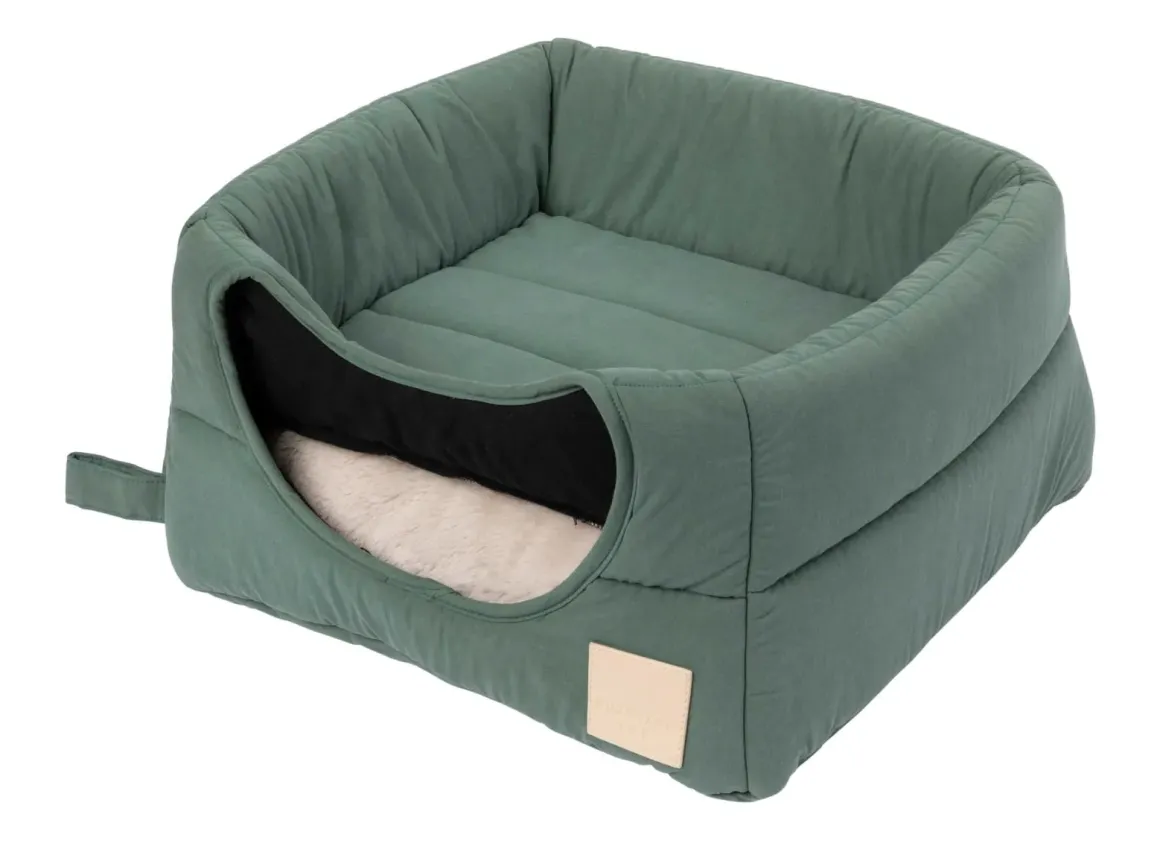 FuzzYard Life Cat Cubby - Myrtle Green