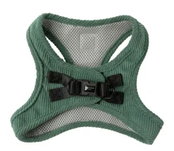 FuzzYard Life Corduroy Step In Harness - Myrtle Green