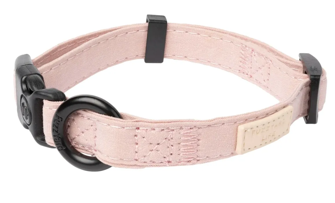FuzzYard Life Dog Collar - Soft Blush