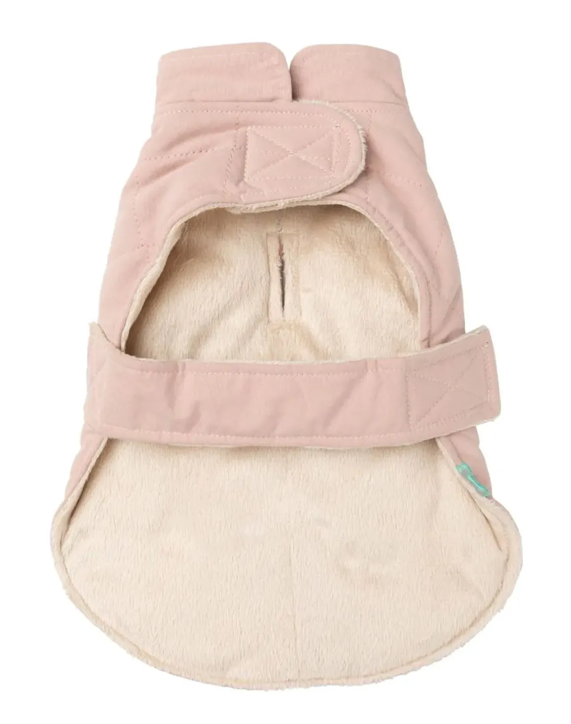 FuzzYard Life Quilted Cotton Wrap Vest - Soft Blush