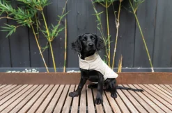 FuzzYard Life Quilted Cotton Wrap Vest - Sandstone