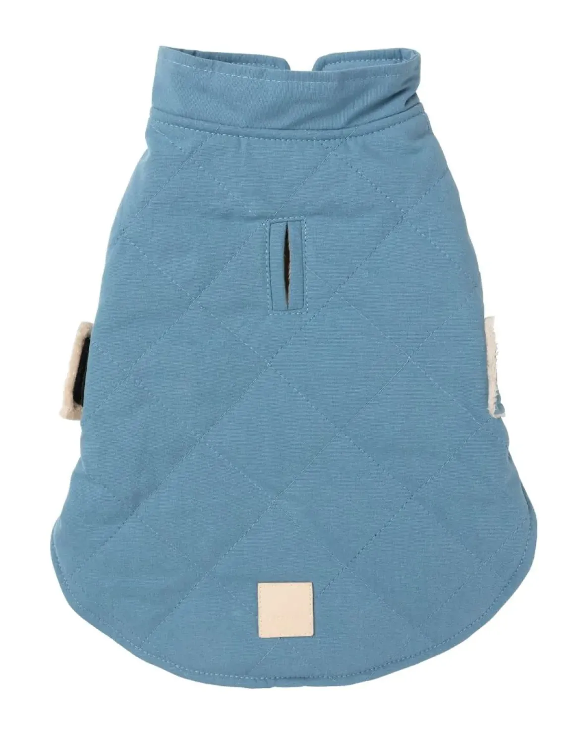 FuzzYard Life Quilted Cotton Wrap Vest - French Blue