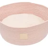 FuzzYard Life Rope Basket Bed - Soft Blush