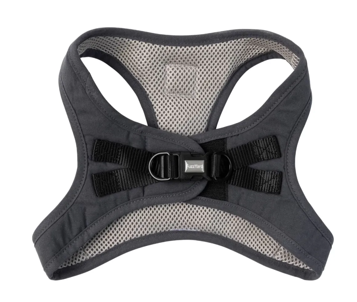 FuzzYard Life Step In Harness - Slate Grey