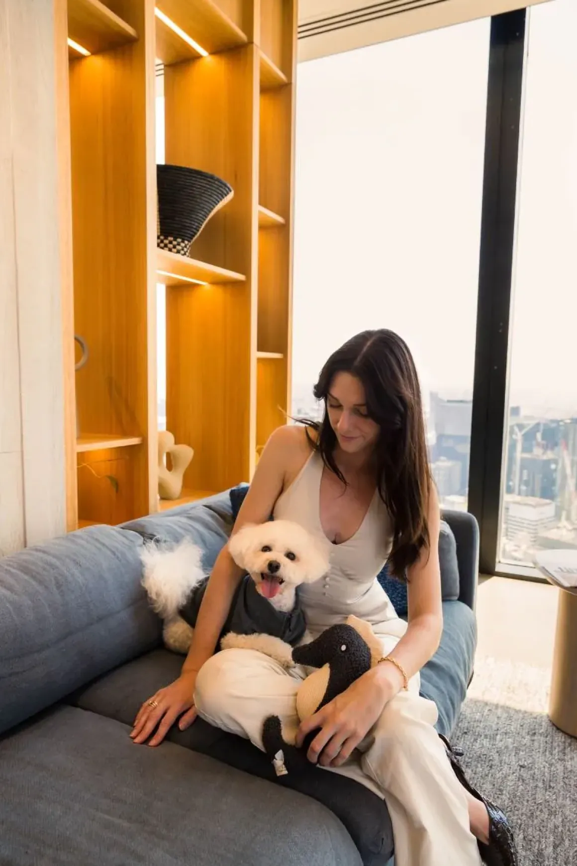 FuzzYard Life Toy - Slate Grey Seahorse