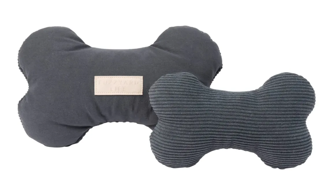 FuzzYard Life Toy Bone - Slate Grey