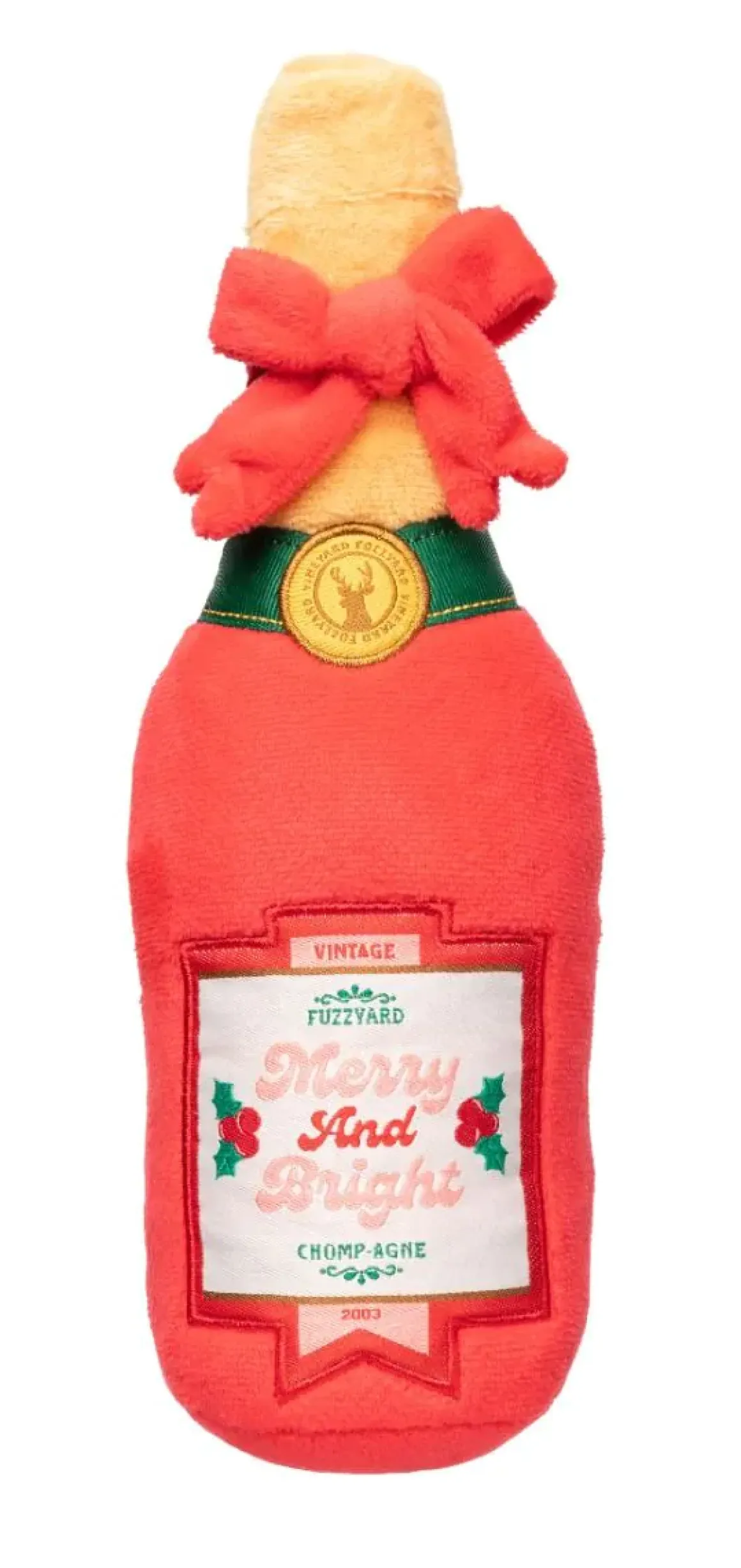 Merry & Bright Chompagne - Dog Toy