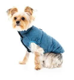 Mosman Puffer Jacket - Washed Blue