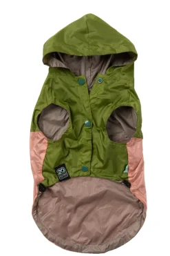 Ormond Raincoat - Olive/Pink