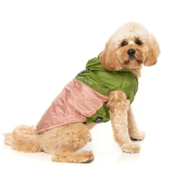 Ormond Raincoat - Olive/Pink