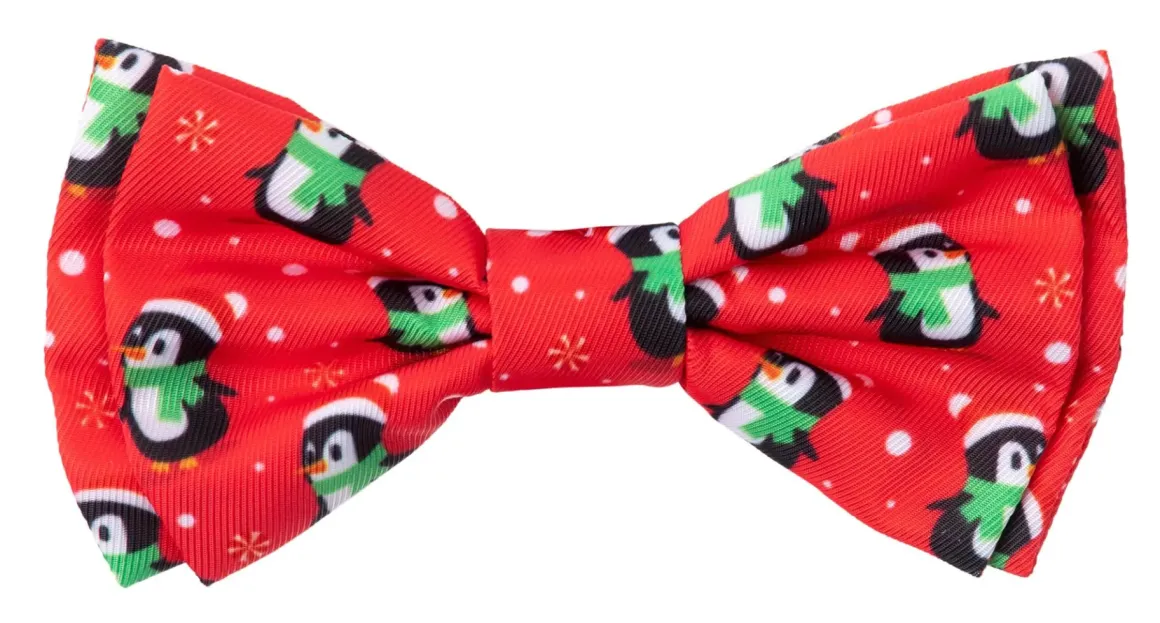 Snowday Penguin Bowtie
