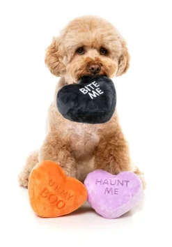 Spooky Candy Hearts 3PK - Dog Toy