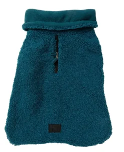The Cosy Snood Coat - Blue Lagoon