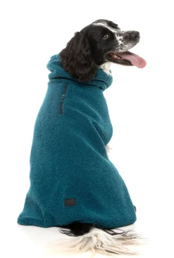 The Cosy Snood Coat - Blue Lagoon