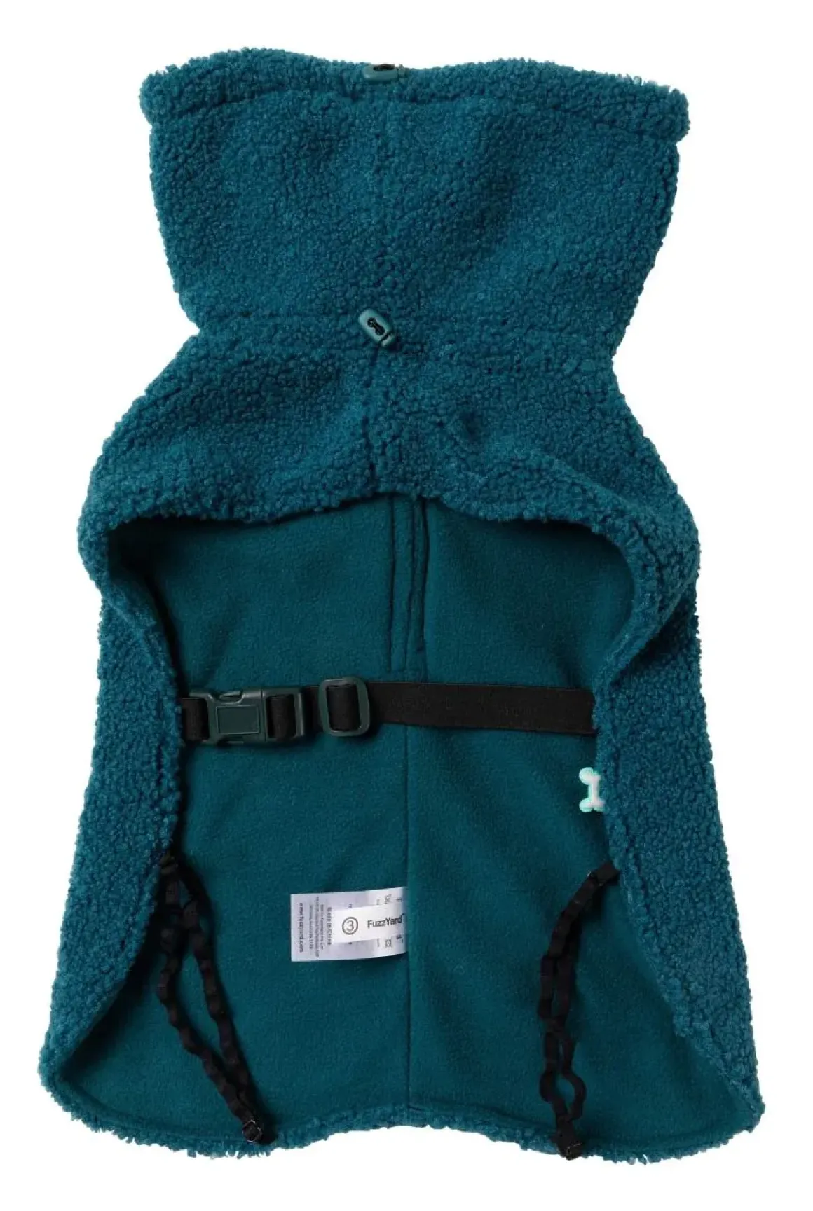 The Cosy Snood Coat - Blue Lagoon