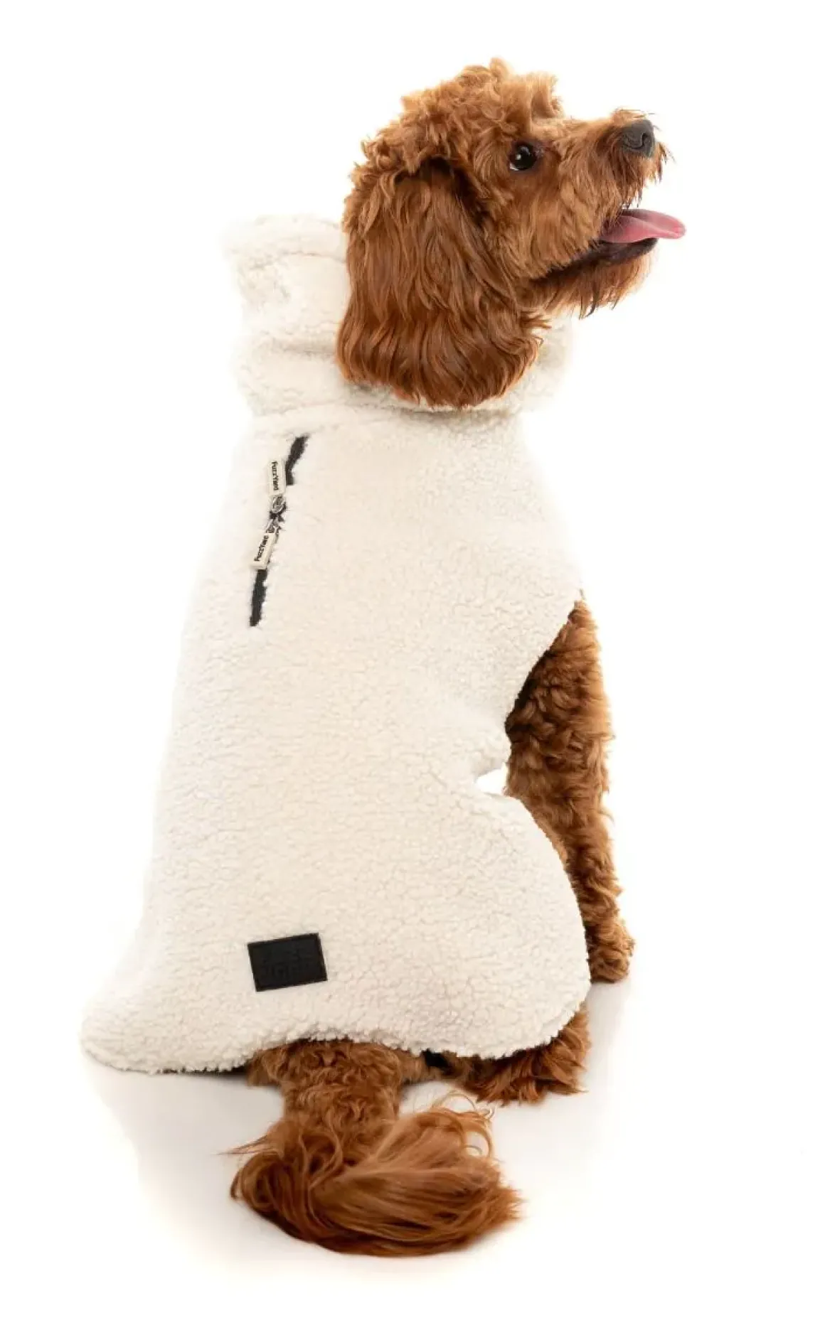 The Cosy Snood Coat - Eggshell