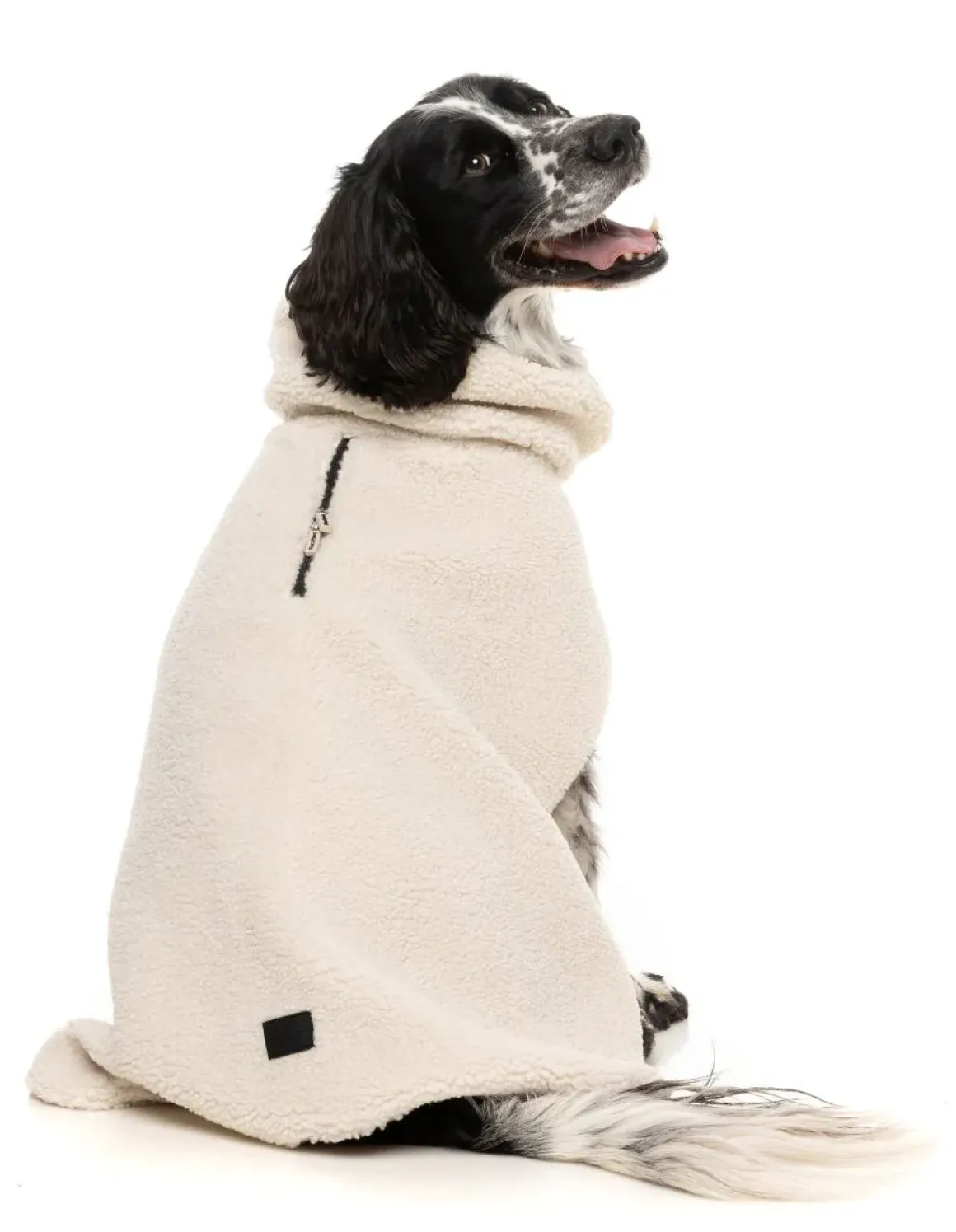 The Cosy Snood Coat - Eggshell