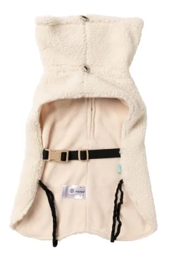 The Cosy Snood Coat - Eggshell