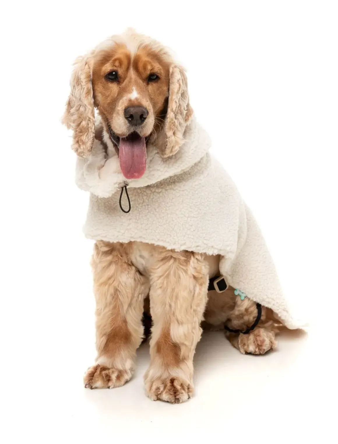 The Cosy Snood Coat - Eggshell