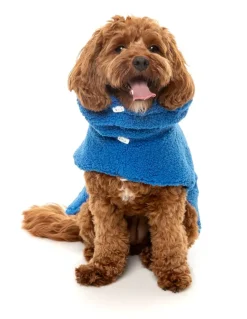 The Snuggle Snood Coat - Blue
