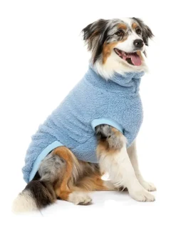 Turtle Teddy Sweater - Washed Blue